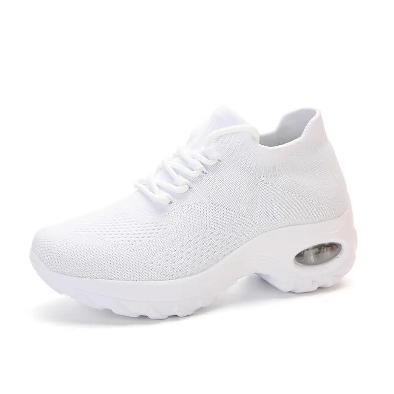 Walk On Cloud Cushioned Platform Sneakers