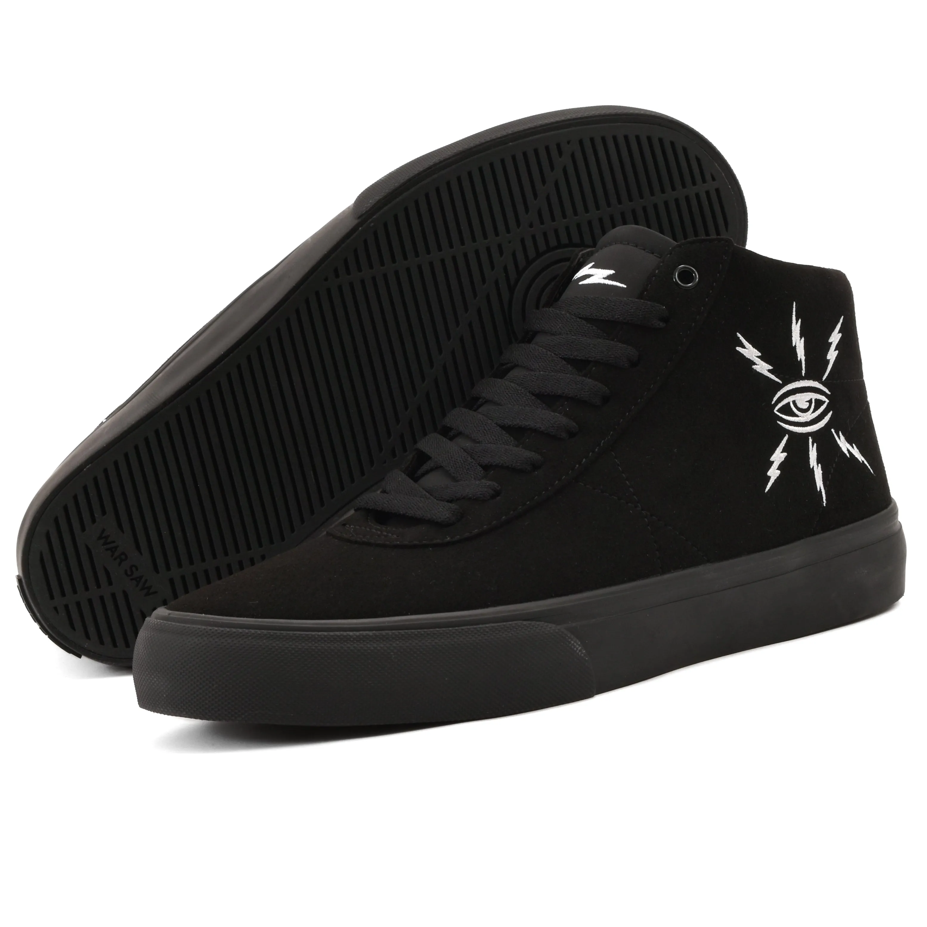 Warsaw - Chapter Mid ET (Black/Black Synthetic Suede Templeton)