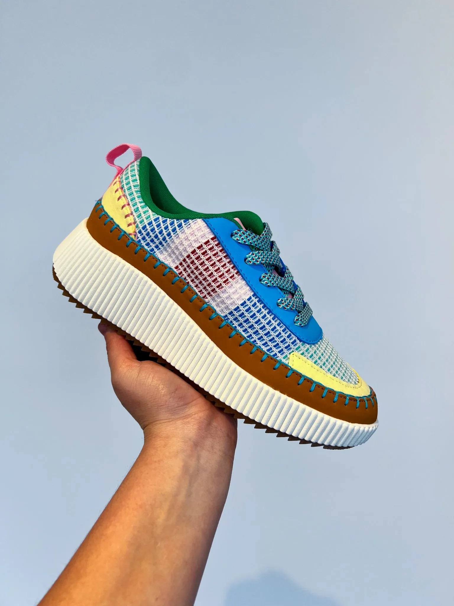 Willow Woven Sneaker- Blue Multi