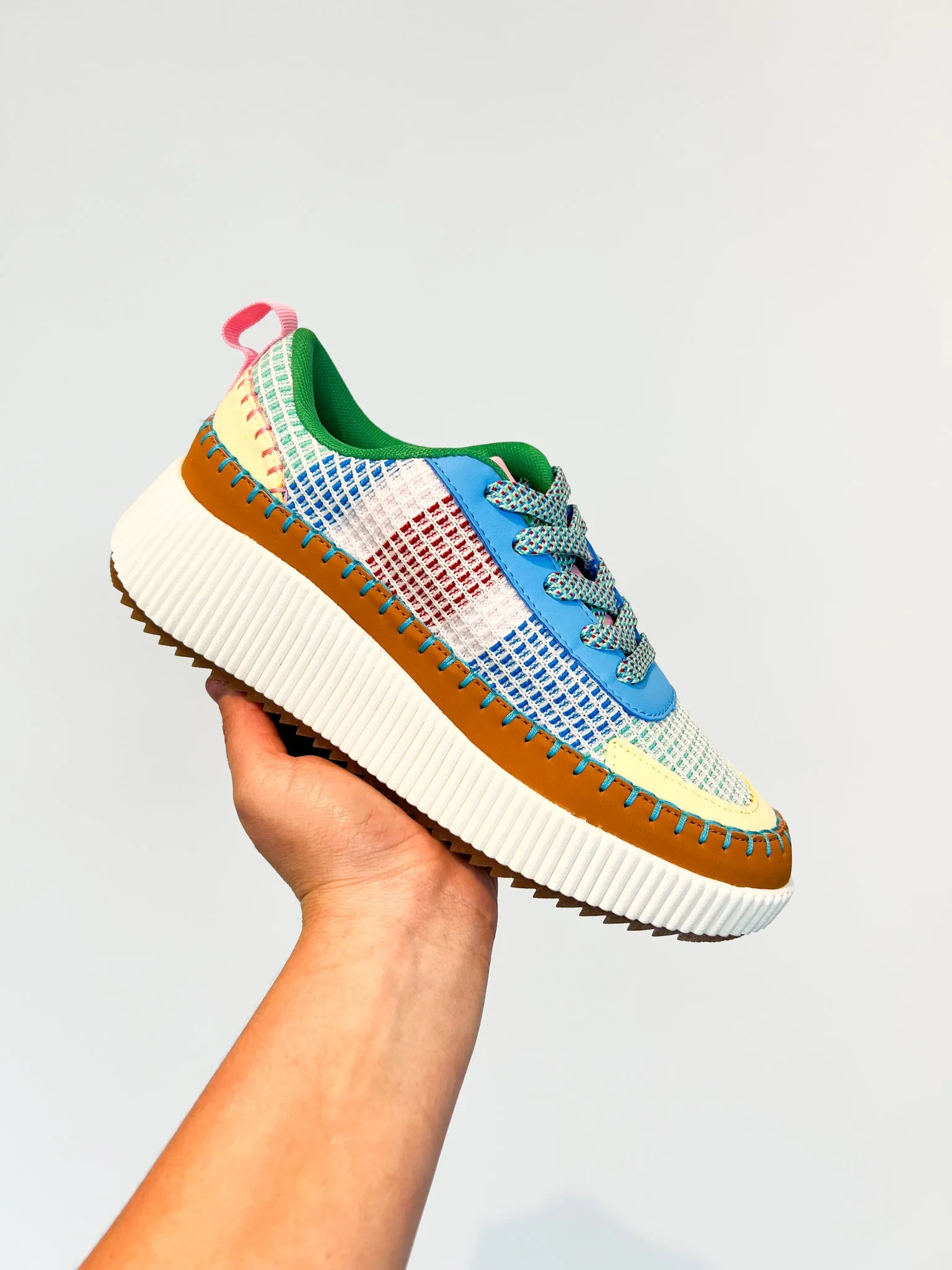 Willow Woven Sneaker- Blue Multi