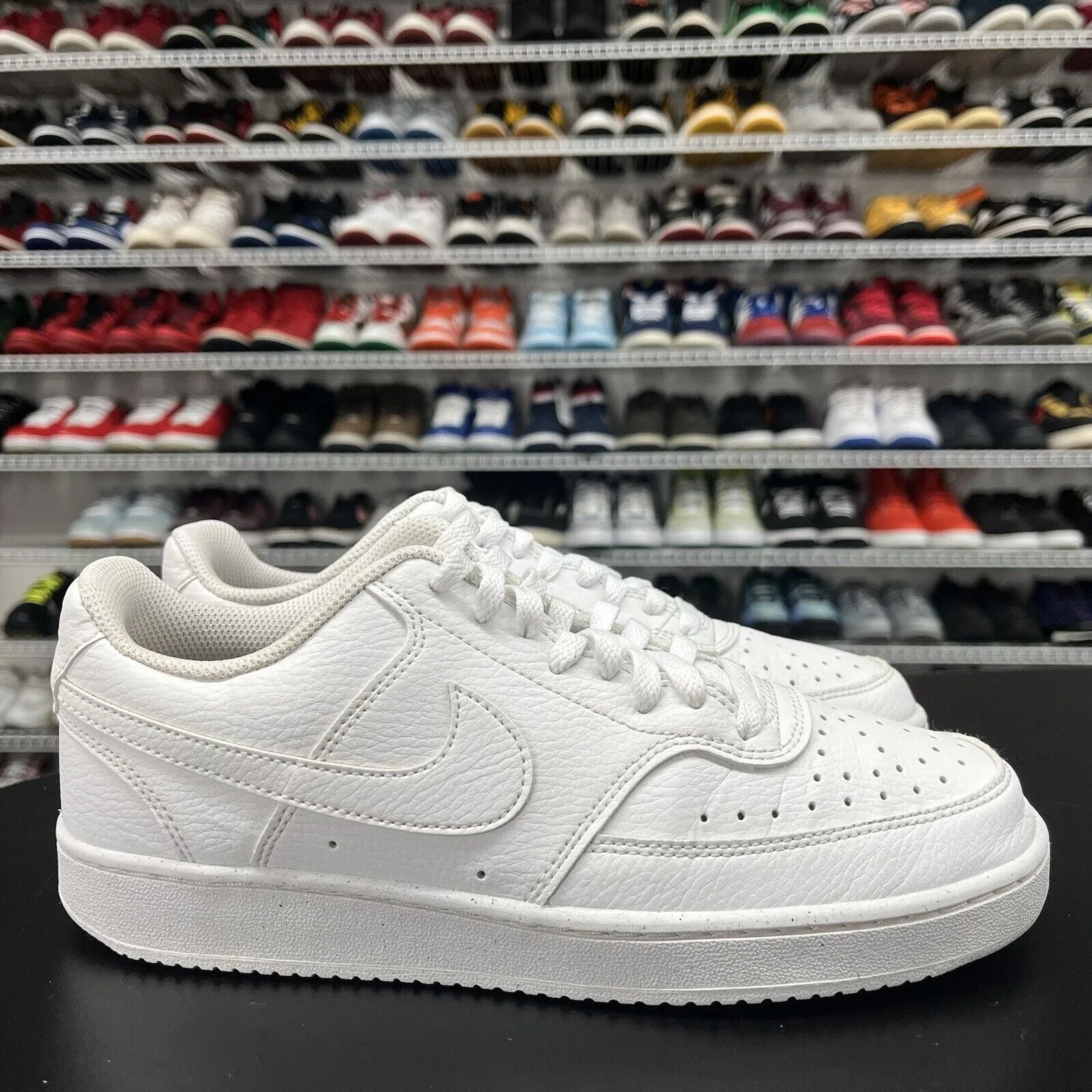 Women's Nike Court Vision Low Triple White Sneaker DH3158-100 Size 9