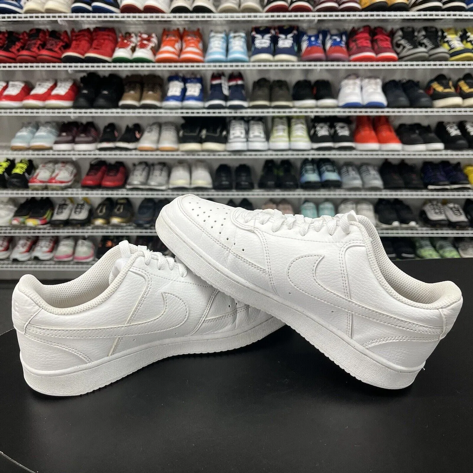 Women's Nike Court Vision Low Triple White Sneaker DH3158-100 Size 9