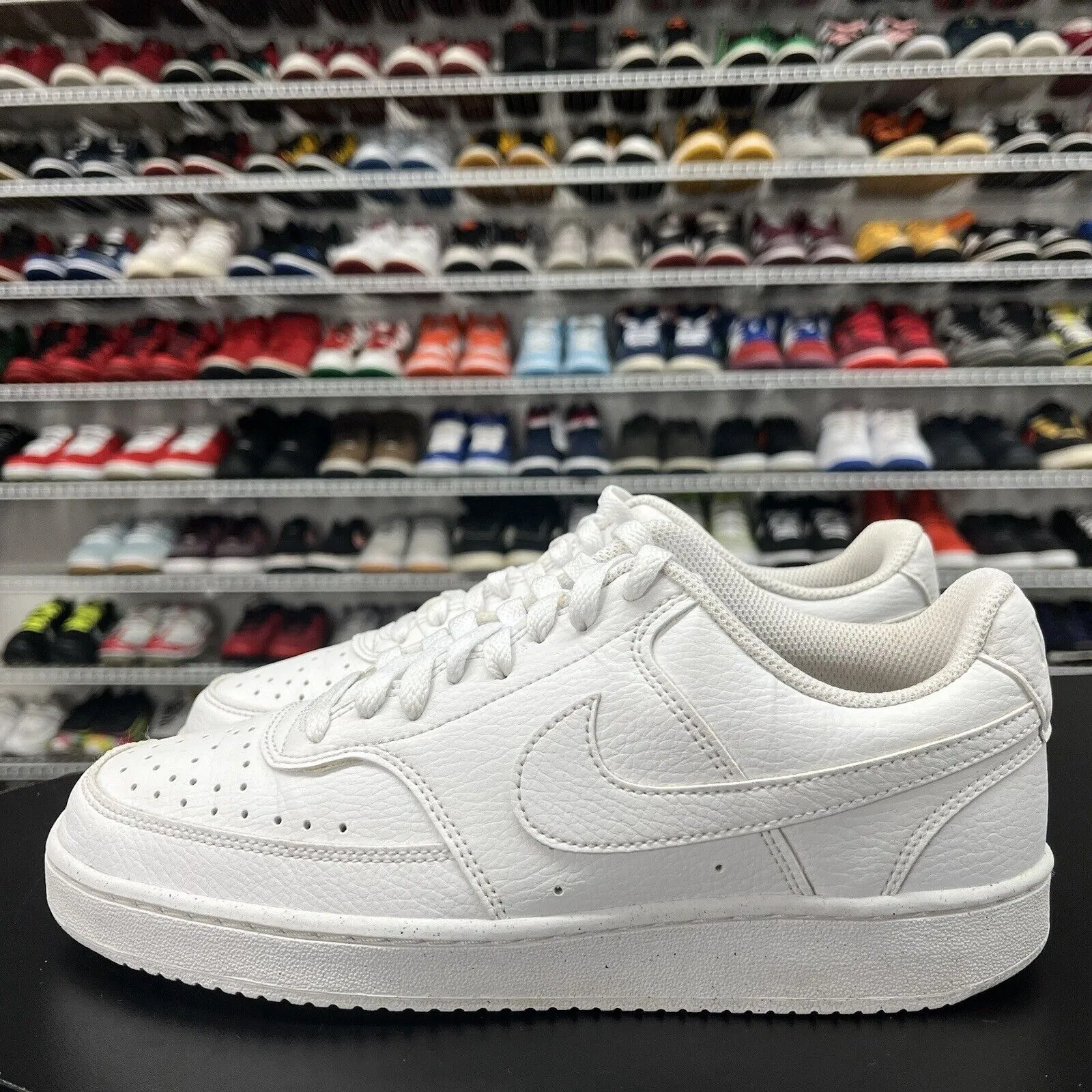 Women's Nike Court Vision Low Triple White Sneaker DH3158-100 Size 9