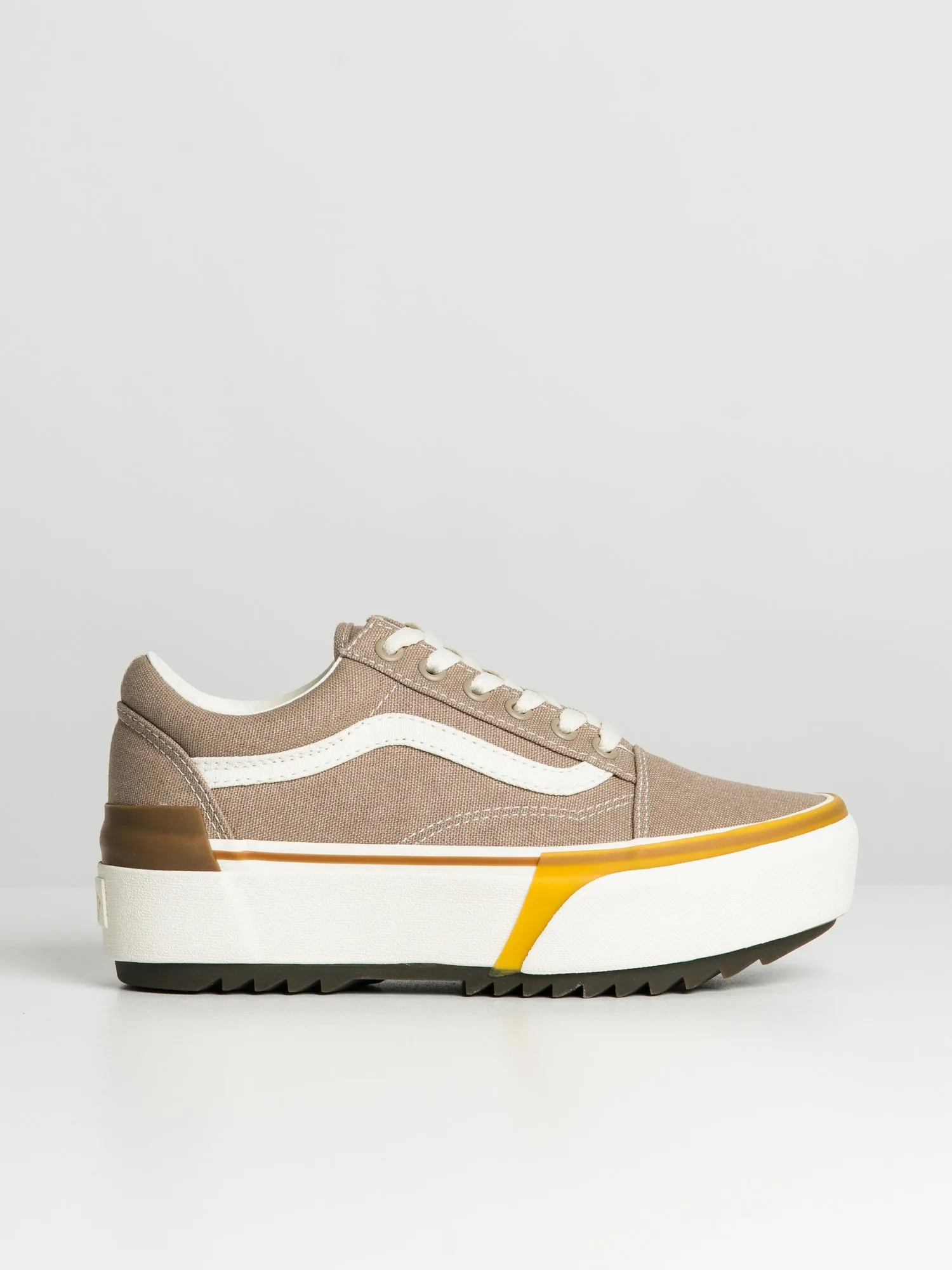 WOMENS VANS OLD SKOOL STACKED CANVAS - CLEARANCE