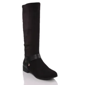 Womens 'Yvaine'Knee High Block Heel Winter Boots