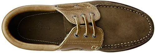 Woodland Men's Dbrown Leather Boat Shoes - 9 UK/India (43 EU)